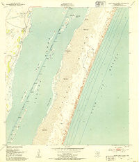South Bird Island Texas Historical topographic map, 1:24000 scale, 7.5 X 7.5 Minute, Year 1951