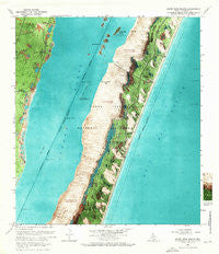 South Bird Island Texas Historical topographic map, 1:24000 scale, 7.5 X 7.5 Minute, Year 1969
