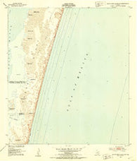 South Bird Island SE Texas Historical topographic map, 1:24000 scale, 7.5 X 7.5 Minute, Year 1951