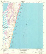 South Bird Island SE Texas Historical topographic map, 1:24000 scale, 7.5 X 7.5 Minute, Year 1951