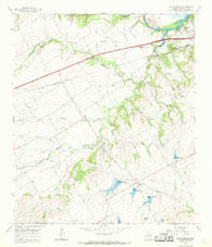 South Bosque Texas Historical topographic map, 1:24000 scale, 7.5 X 7.5 Minute, Year 1965