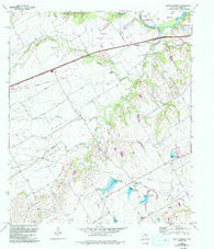 South Bosque Texas Historical topographic map, 1:24000 scale, 7.5 X 7.5 Minute, Year 1965