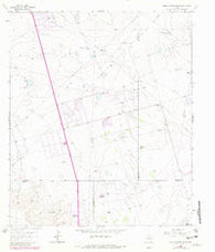 South Cowden Ranch Texas Historical topographic map, 1:24000 scale, 7.5 X 7.5 Minute, Year 1965