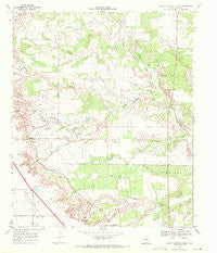 South Dokegood Creek Texas Historical topographic map, 1:24000 scale, 7.5 X 7.5 Minute, Year 1968