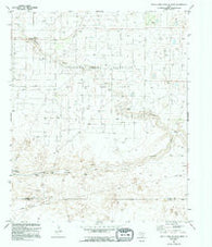 South Fork Sulphur Draw Texas Historical topographic map, 1:24000 scale, 7.5 X 7.5 Minute, Year 1970