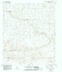 South Fork Sulphur Draw Texas Historical topographic map, 1:24000 scale, 7.5 X 7.5 Minute, Year 1970