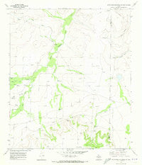 South Mustang Draw SE Texas Historical topographic map, 1:24000 scale, 7.5 X 7.5 Minute, Year 1970