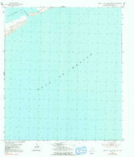 South of Palacios Point Texas Historical topographic map, 1:24000 scale, 7.5 X 7.5 Minute, Year 1952