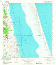 South of Potrero Lopeno Texas Historical topographic map, 1:62500 scale, 15 X 15 Minute, Year 1952