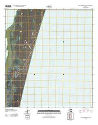 South Bird Island SE Texas Historical topographic map, 1:24000 scale, 7.5 X 7.5 Minute, Year 2010