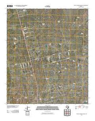 South Cowden Ranch Texas Historical topographic map, 1:24000 scale, 7.5 X 7.5 Minute, Year 2010