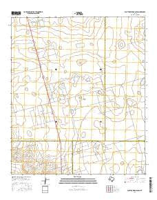 South Cowden Ranch Texas Current topographic map, 1:24000 scale, 7.5 X 7.5 Minute, Year 2016