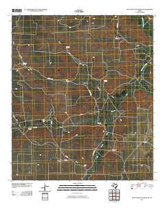 South Mustang Draw NE Texas Historical topographic map, 1:24000 scale, 7.5 X 7.5 Minute, Year 2010