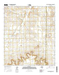South Mustang Draw SE Texas Current topographic map, 1:24000 scale, 7.5 X 7.5 Minute, Year 2016
