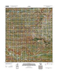 South Rector Canyon Texas Historical topographic map, 1:24000 scale, 7.5 X 7.5 Minute, Year 2012
