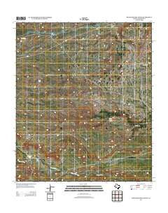 South Rector Canyon Texas Historical topographic map, 1:24000 scale, 7.5 X 7.5 Minute, Year 2012