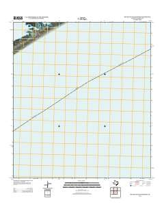 South of Palacios Point Texas Historical topographic map, 1:24000 scale, 7.5 X 7.5 Minute, Year 2013