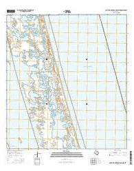 South of Potrero Lopeno NE Texas Current topographic map, 1:24000 scale, 7.5 X 7.5 Minute, Year 2016