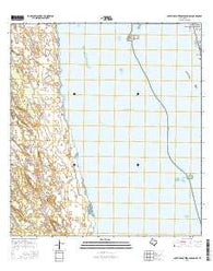 South of Potrero Lopeno NW Texas Current topographic map, 1:24000 scale, 7.5 X 7.5 Minute, Year 2016