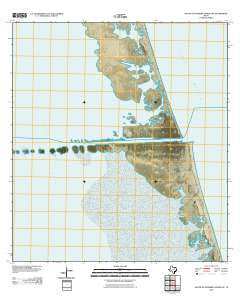 South of Potrero Lopeno SE Texas Historical topographic map, 1:24000 scale, 7.5 X 7.5 Minute, Year 2010