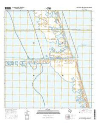 South of Potrero Lopeno SE Texas Current topographic map, 1:24000 scale, 7.5 X 7.5 Minute, Year 2016