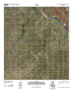 South of San Pedro Hill Texas Historical topographic map, 1:24000 scale, 7.5 X 7.5 Minute, Year 2010