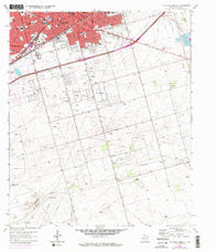 Southeast Midland Texas Historical topographic map, 1:24000 scale, 7.5 X 7.5 Minute, Year 1965