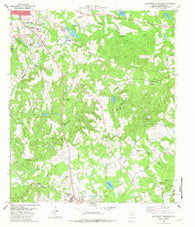 Southeast Palestine Texas Historical topographic map, 1:24000 scale, 7.5 X 7.5 Minute, Year 1982