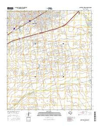 Southeast Midland Texas Current topographic map, 1:24000 scale, 7.5 X 7.5 Minute, Year 2016