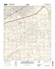 Southeast Midland Texas Current topographic map, 1:24000 scale, 7.5 X 7.5 Minute, Year 2016