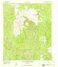Southerland Canyon Texas Historical topographic map, 1:24000 scale, 7.5 X 7.5 Minute, Year 1958