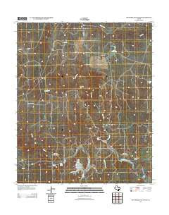 Southerland Canyon Texas Historical topographic map, 1:24000 scale, 7.5 X 7.5 Minute, Year 2012