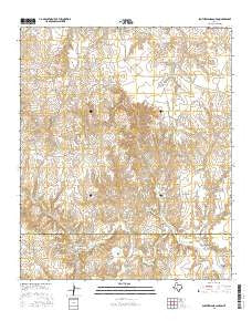 Southerland Canyon Texas Current topographic map, 1:24000 scale, 7.5 X 7.5 Minute, Year 2016