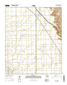 Southland Texas Current topographic map, 1:24000 scale, 7.5 X 7.5 Minute, Year 2016