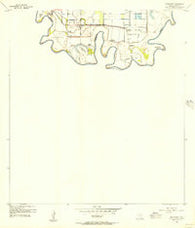 Southmost Texas Historical topographic map, 1:24000 scale, 7.5 X 7.5 Minute, Year 1955