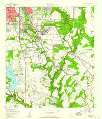 Southton Texas Historical topographic map, 1:24000 scale, 7.5 X 7.5 Minute, Year 1953