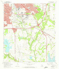 Southton Texas Historical topographic map, 1:24000 scale, 7.5 X 7.5 Minute, Year 1967