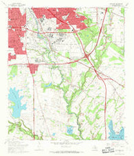 Southton Texas Historical topographic map, 1:24000 scale, 7.5 X 7.5 Minute, Year 1967