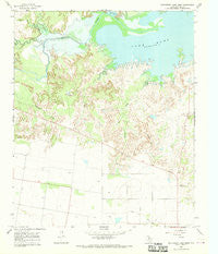 Southwest Lake Kemp Texas Historical topographic map, 1:24000 scale, 7.5 X 7.5 Minute, Year 1966