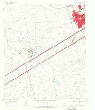 Southwest Midland Texas Historical topographic map, 1:24000 scale, 7.5 X 7.5 Minute, Year 1965
