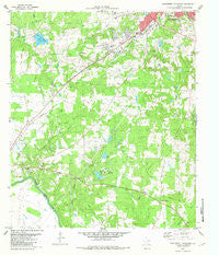 Southwest Palestine Texas Historical topographic map, 1:24000 scale, 7.5 X 7.5 Minute, Year 1982