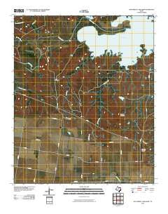 Southwest Lake Kemp Texas Historical topographic map, 1:24000 scale, 7.5 X 7.5 Minute, Year 2010