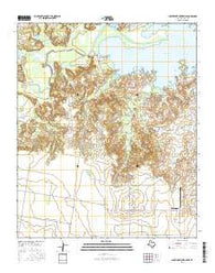 Southwest Lake Kemp Texas Current topographic map, 1:24000 scale, 7.5 X 7.5 Minute, Year 2016