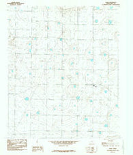 Spade Texas Historical topographic map, 1:24000 scale, 7.5 X 7.5 Minute, Year 1985