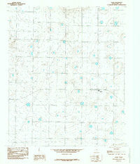 Spade Texas Historical topographic map, 1:24000 scale, 7.5 X 7.5 Minute, Year 1985