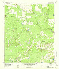 Spade Ranch Texas Historical topographic map, 1:24000 scale, 7.5 X 7.5 Minute, Year 1959