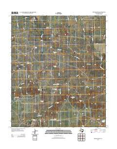 Spade Ranch Texas Historical topographic map, 1:24000 scale, 7.5 X 7.5 Minute, Year 2012