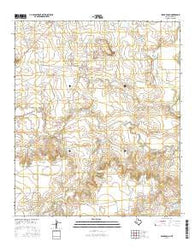 Spade Ranch Texas Current topographic map, 1:24000 scale, 7.5 X 7.5 Minute, Year 2016