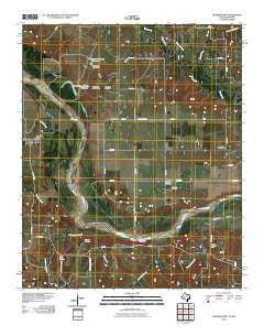 Spanish Fort Texas Historical topographic map, 1:24000 scale, 7.5 X 7.5 Minute, Year 2010