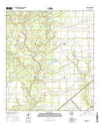 Speaks Texas Current topographic map, 1:24000 scale, 7.5 X 7.5 Minute, Year 2016